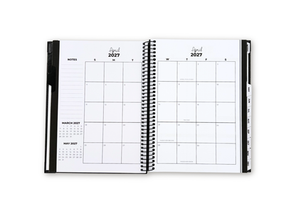2027 Velvet Floral Weekly Planner Premium Bundle