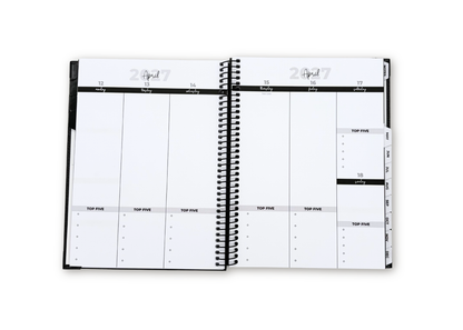 2027 Velvet Floral Weekly Planner Premium Bundle