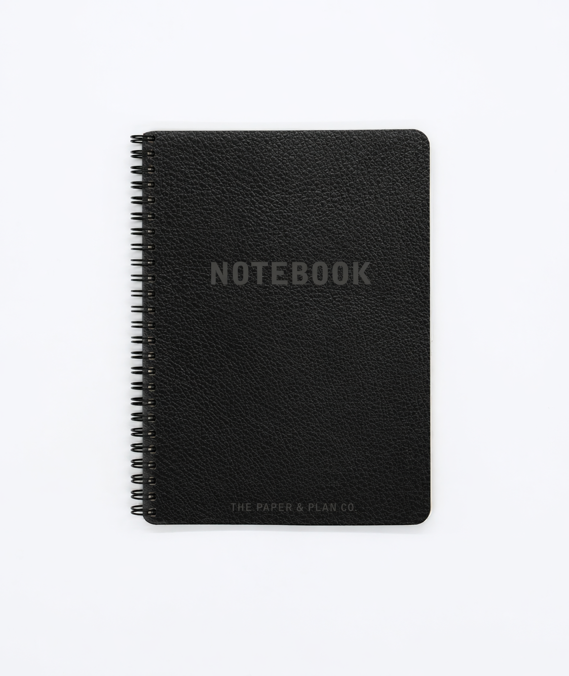 Black Leather Look Notebook