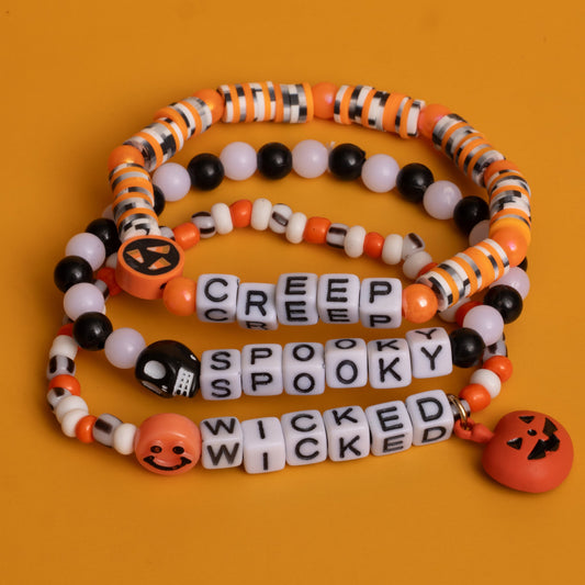 Halloween Letter DIY Bead Box