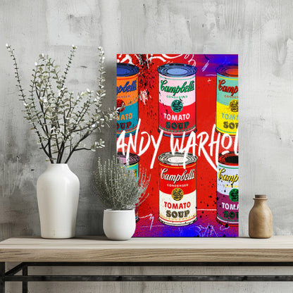 Pop Art Soup Cans Aluminum Print