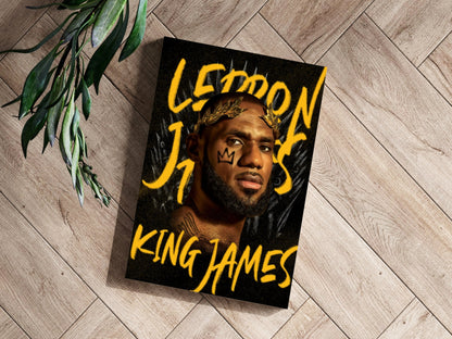 Basketball Star Mid-Air Slam Aluminum Print