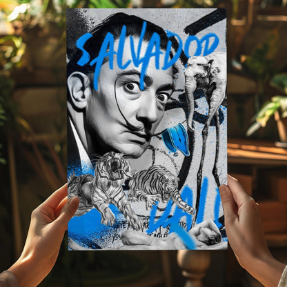 Surrealist Melting Dreams Aluminum Print