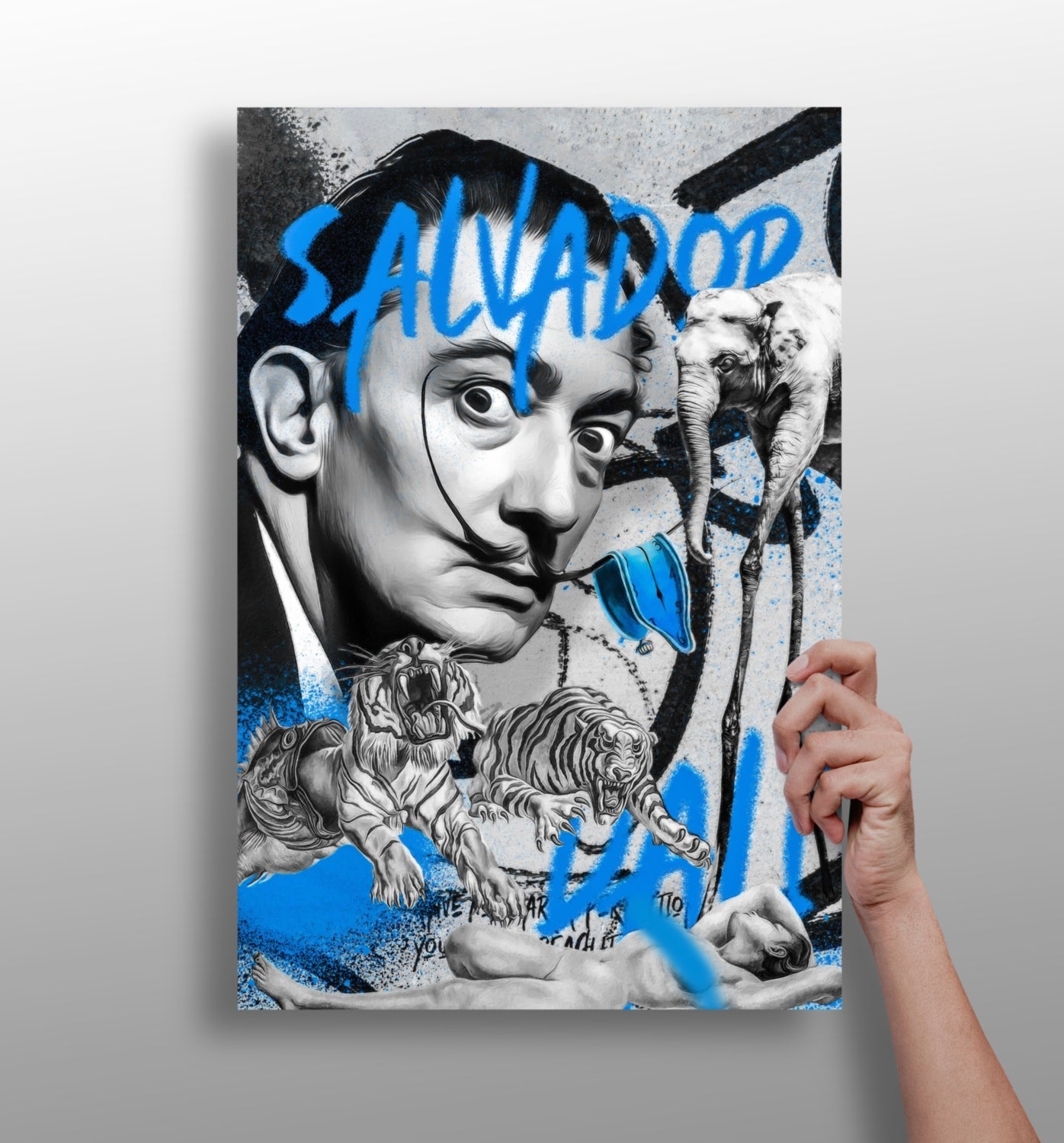 Surrealist Melting Dreams Aluminum Print