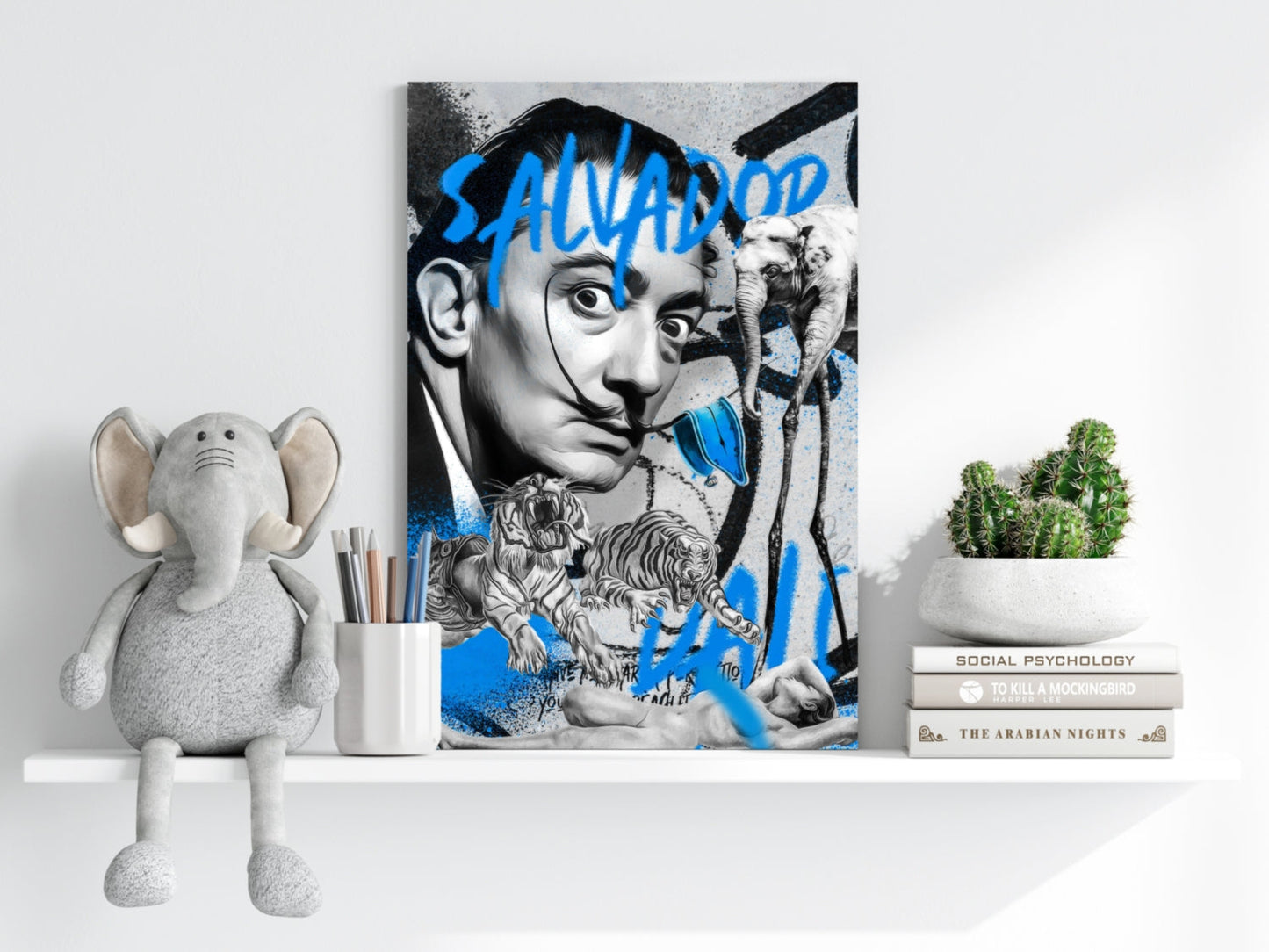 Surrealist Melting Dreams Aluminum Print