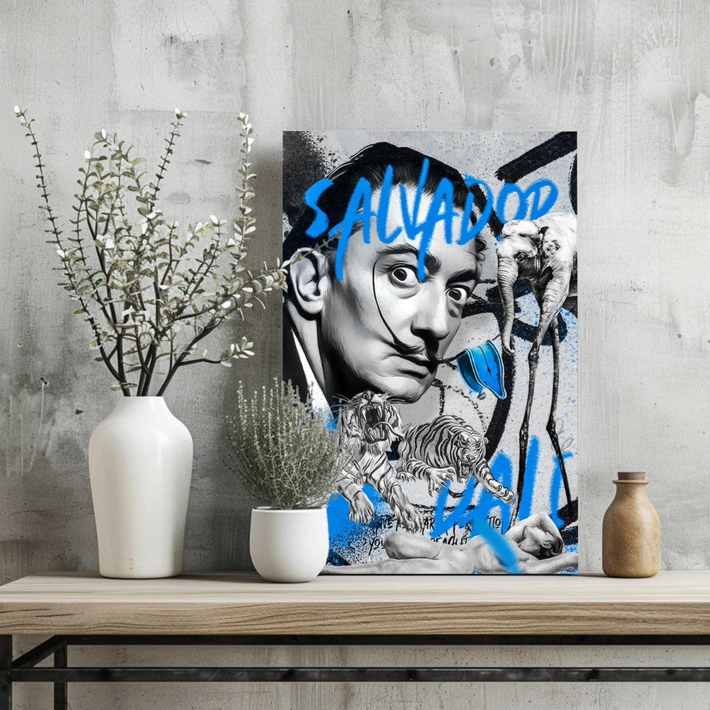 Surrealist Melting Dreams Aluminum Print