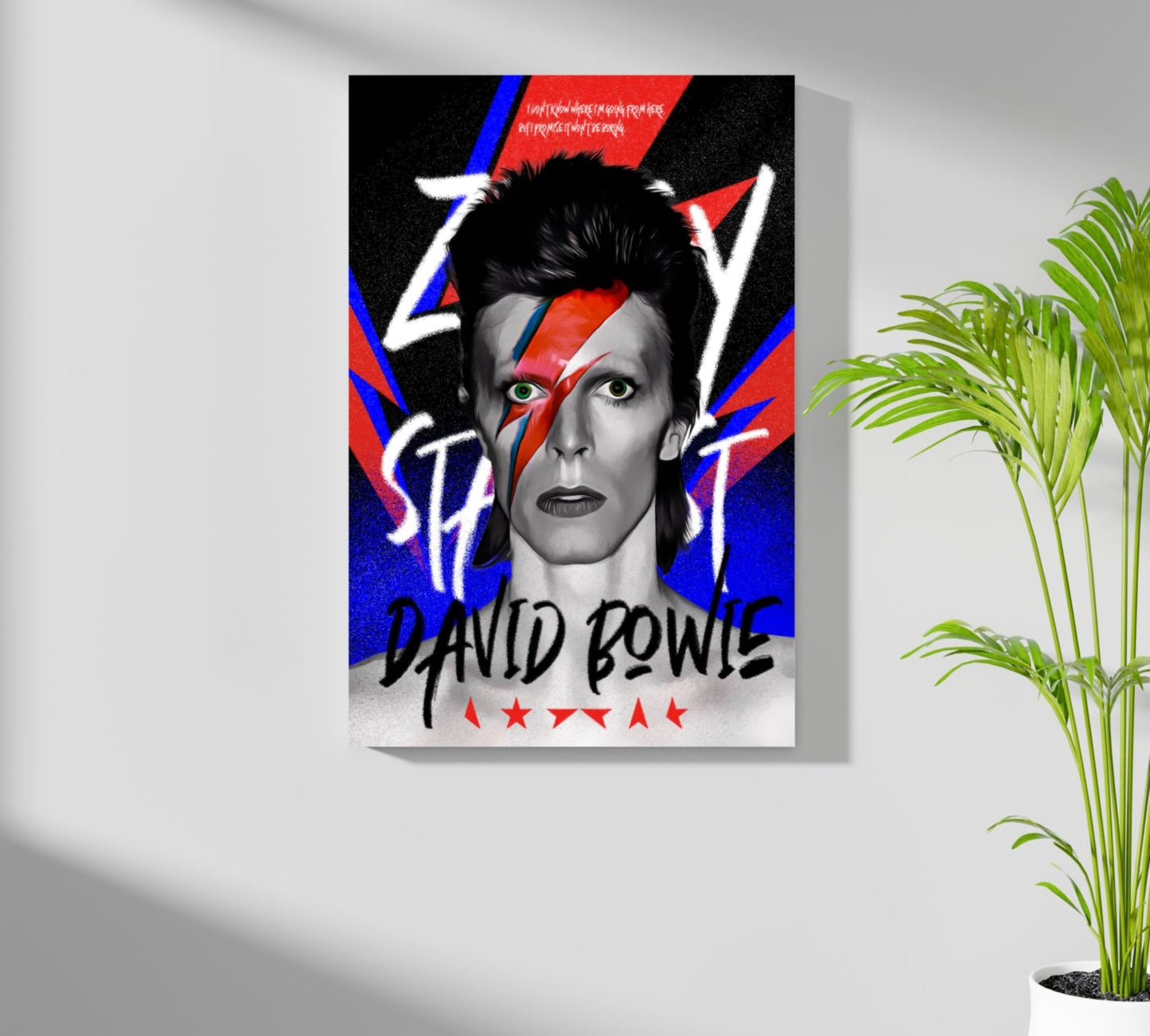 Glam Rock Icon Aluminum Print