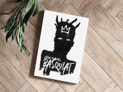 Black Crown Silhouette Aluminum Print