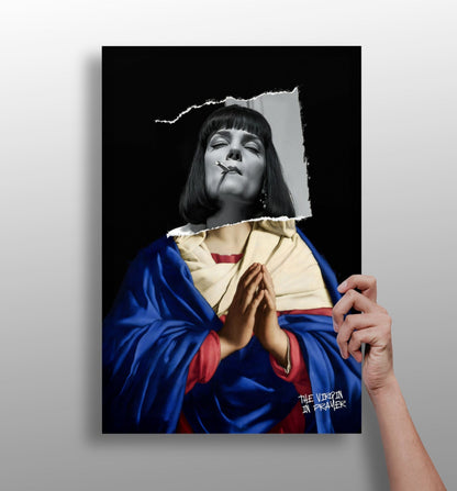 The Virgin Prayer Aluminum Print