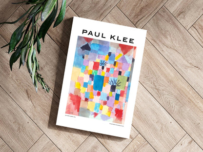 Klee Watercolor Color Block Garden Abstract Aluminum Print