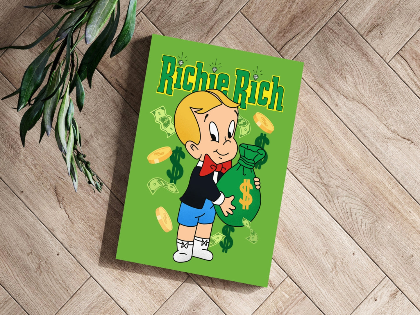 Wealthy Little Heir Aluminum Print