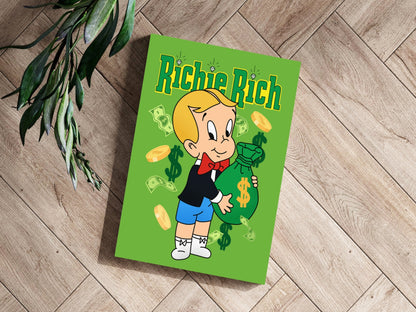 Wealthy Little Heir Aluminum Print