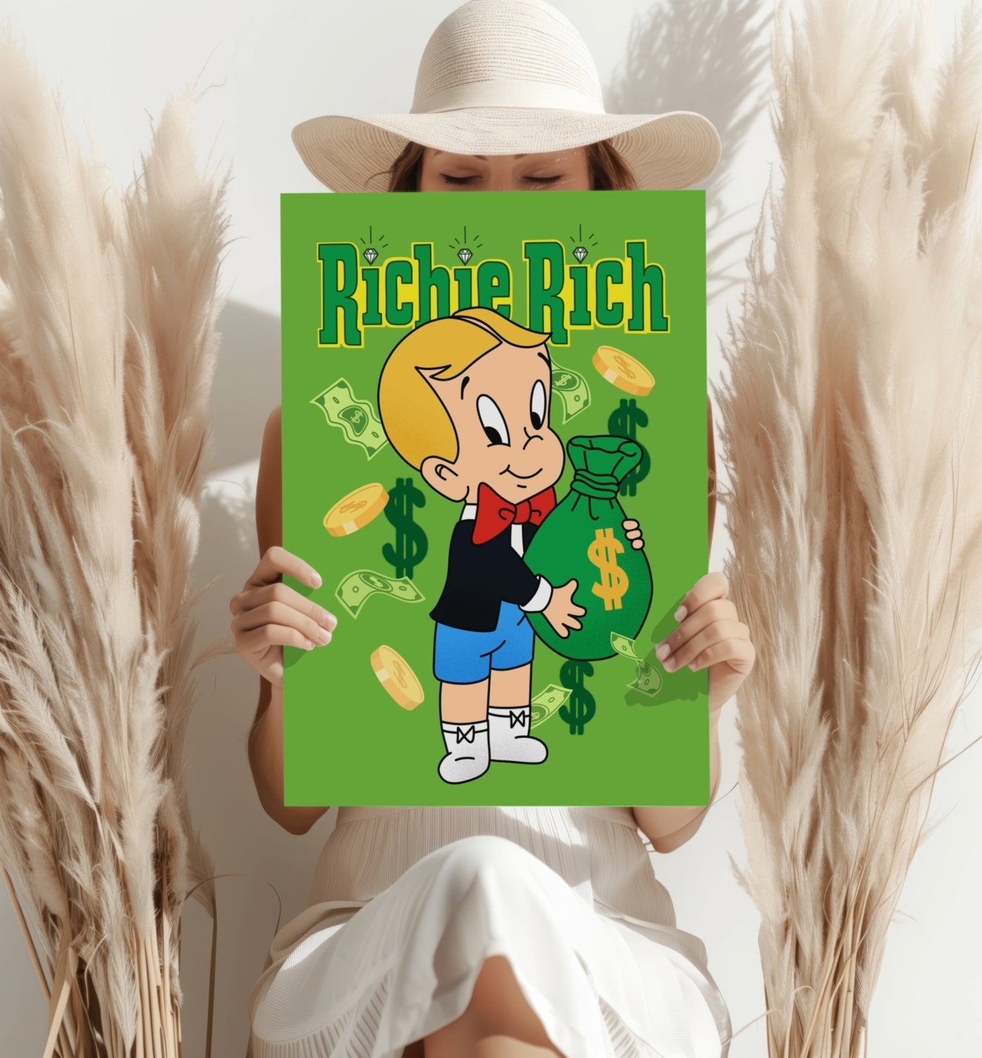 Wealthy Little Heir Aluminum Print