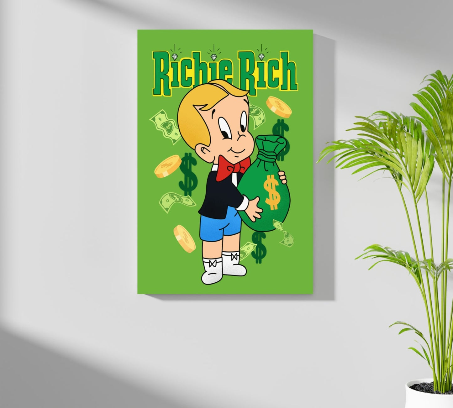 Wealthy Little Heir Aluminum Print