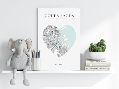 Copenhagen V1 Aluminum Print
