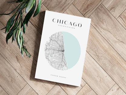 Chicago V2 Aluminum Print