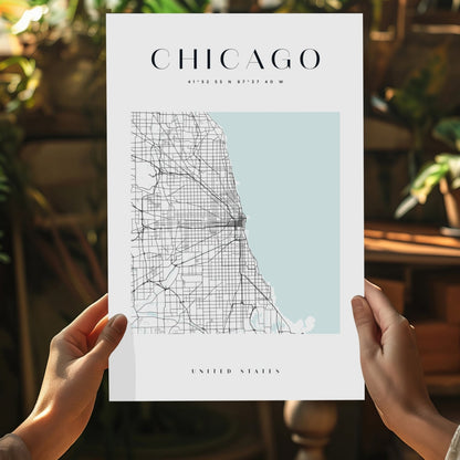 Chicago V3 Aluminum Print
