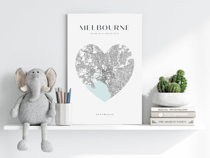 Melbourne V1 Aluminum Print