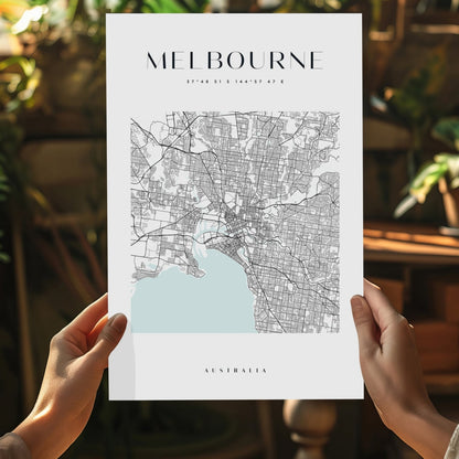 Melbourne V3 Aluminum Print