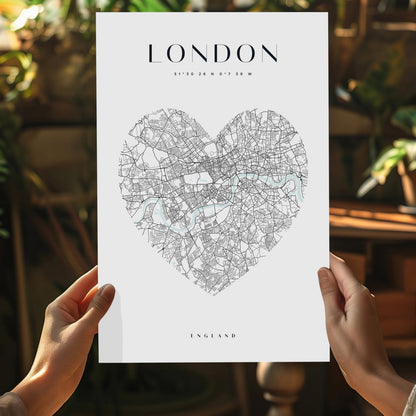 London V1 Aluminum Print
