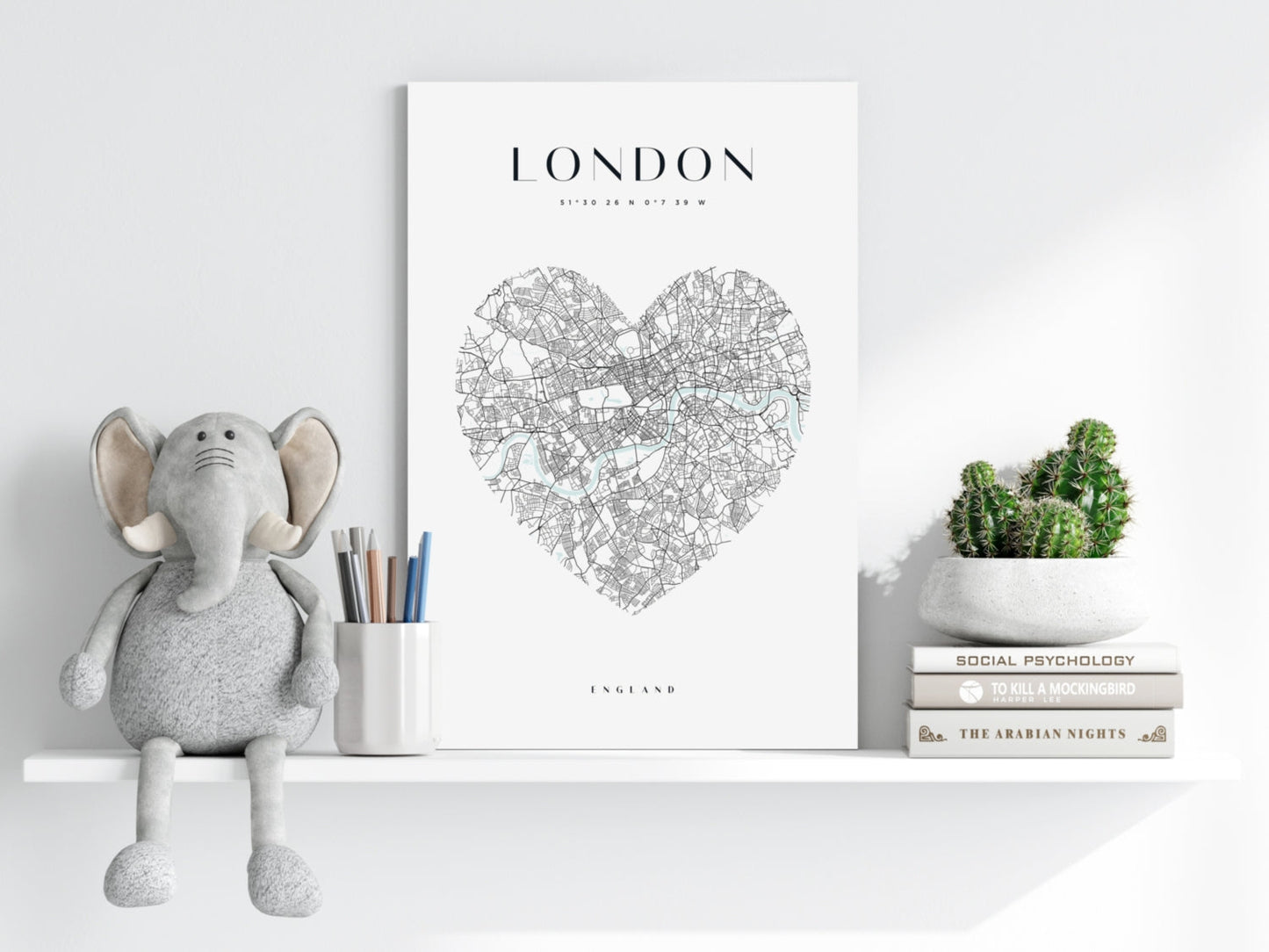 London V1 Aluminum Print