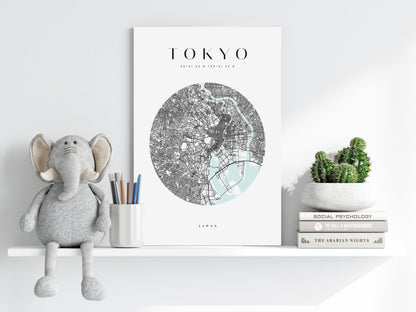 Tokyo V2 Aluminum Print