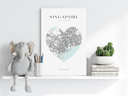 Singapore V1 Aluminum Print
