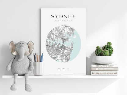 Sydney V2 Aluminum Print