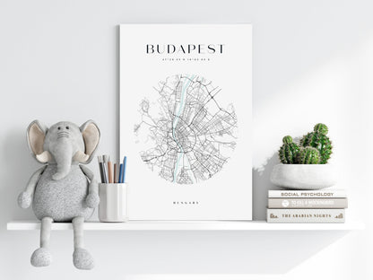 Budapest V2 Aluminum Print