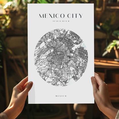 Mexico City V2 Aluminum Print