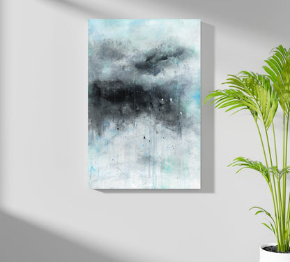 Stormy Gray Cloud Aluminum Print