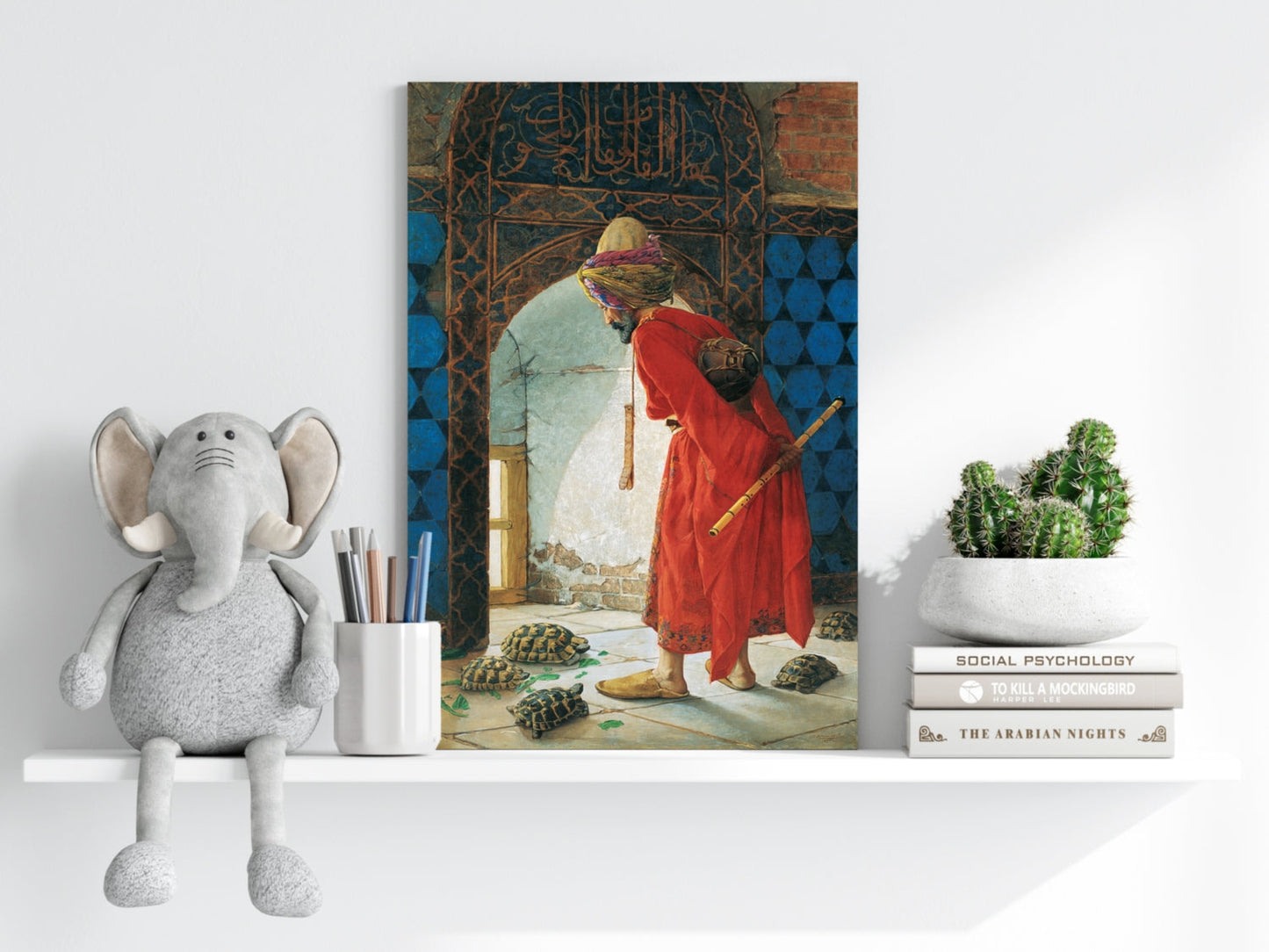 Red Robe Tortoise Trainer Classic Aluminum Print