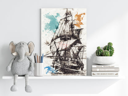 Ship Aluminum Print