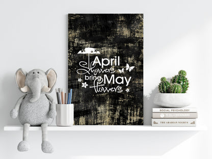 April Showers Aluminum Print