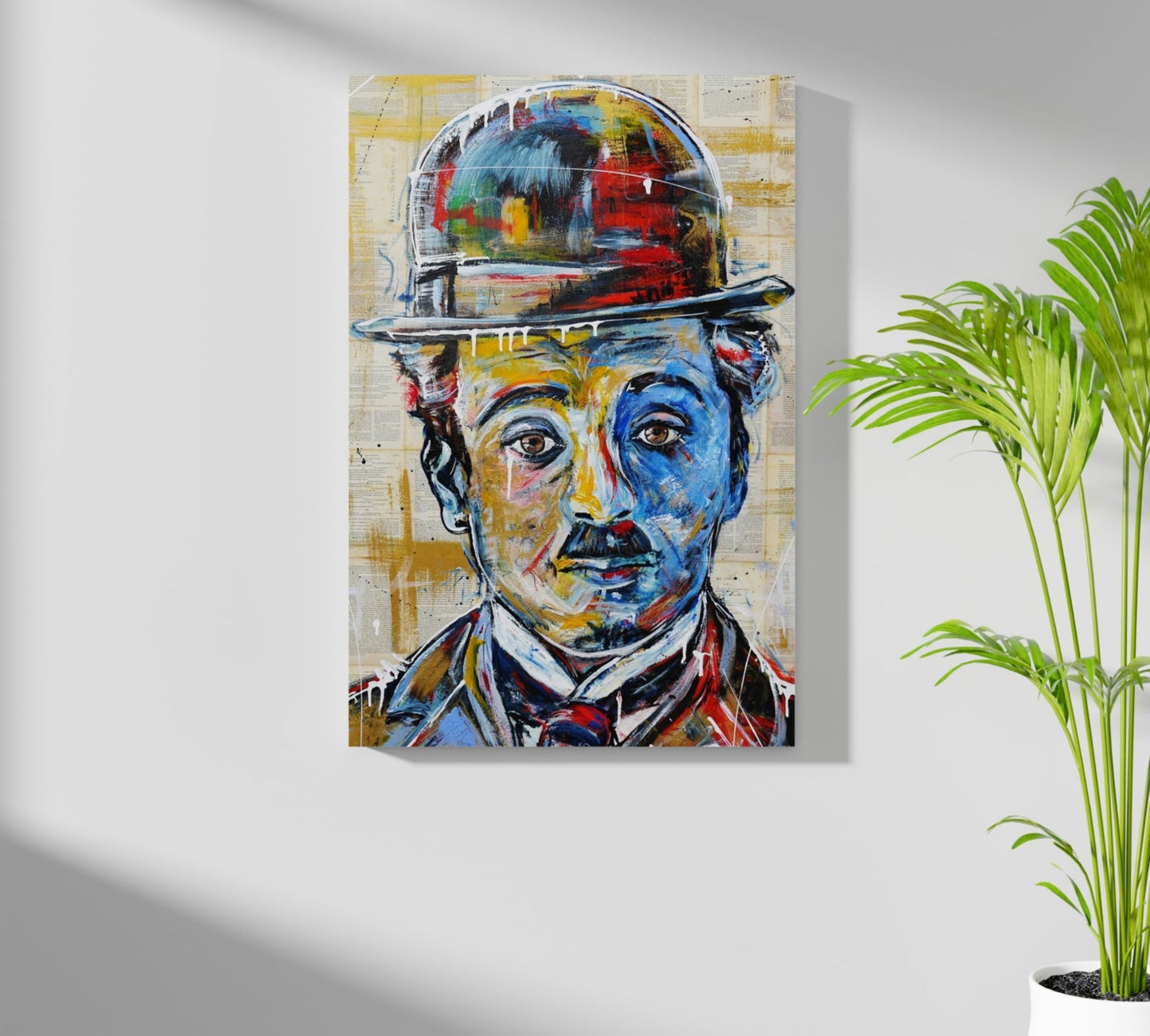 Vintage Silent Comedian Aluminum Print