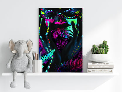 Amazon Woman Aluminum Print