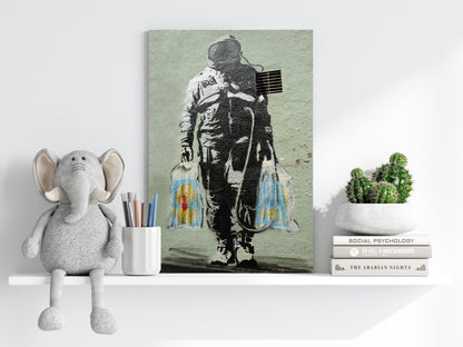 Space Grocery Aluminum Print