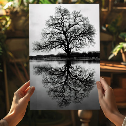 Alone Tree Aluminum Print