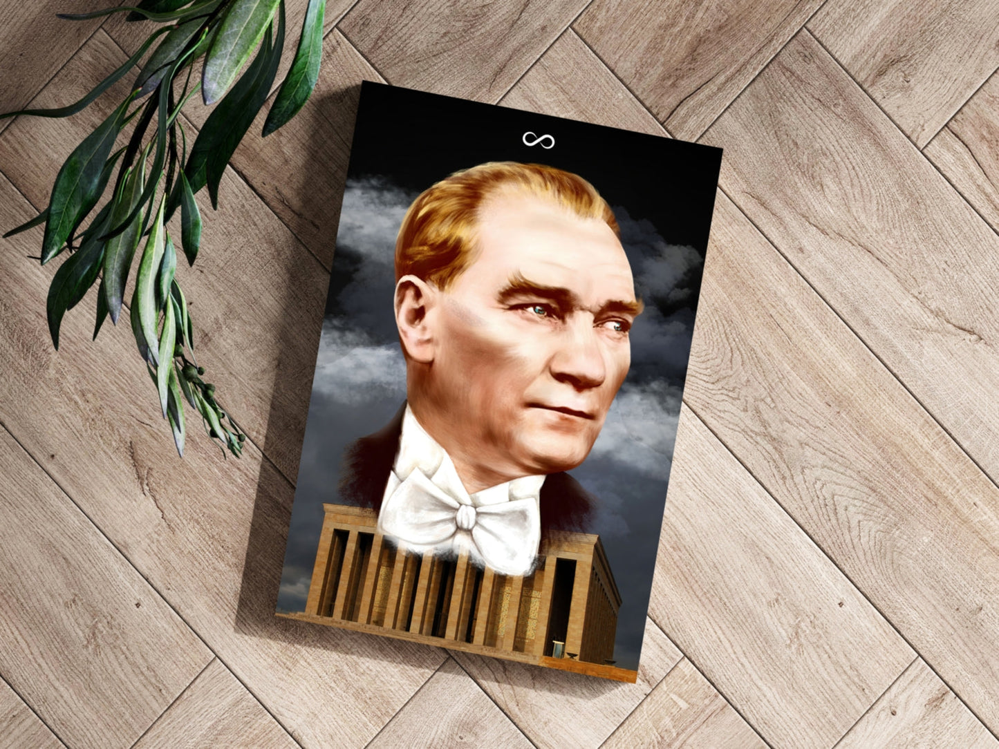 Ataturk and Anitkabir Aluminum Print