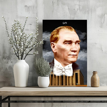 Ataturk and Anitkabir Aluminum Print