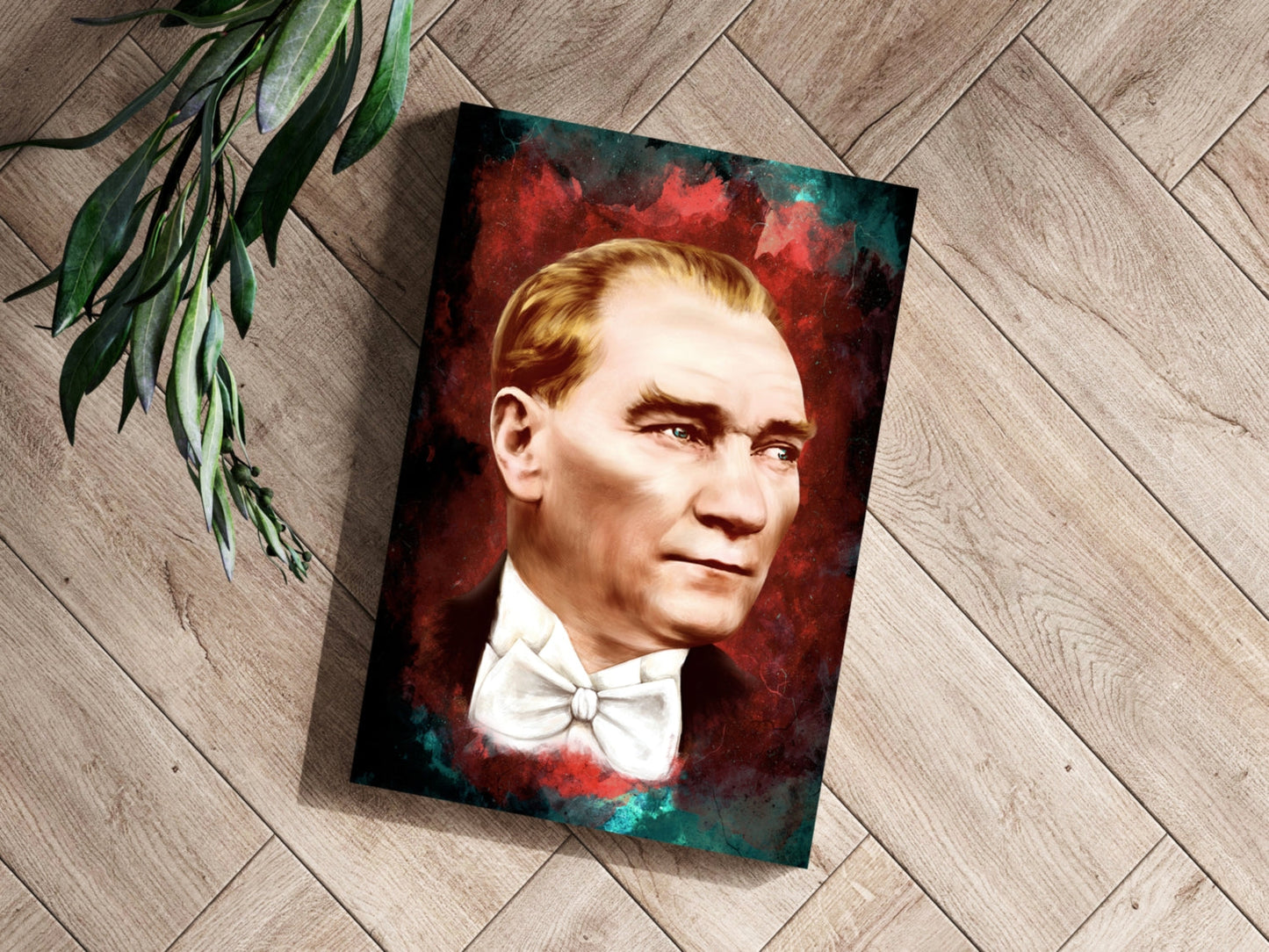 Ataturk Crimson Nebula Aluminum Print