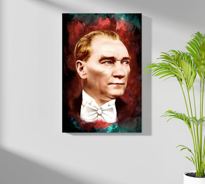 Ataturk Crimson Nebula Aluminum Print