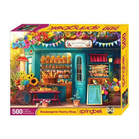 Boulangerie Pastry Shop 500 Piece Jigsaw Puzzle by Springbok Puzzles