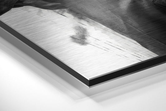 Ink Splash Suited Gunman Brushed Aluminium Dibond Wall Art