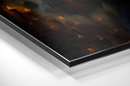 Dark Queen Brushed Aluminium Dibond Wall Art