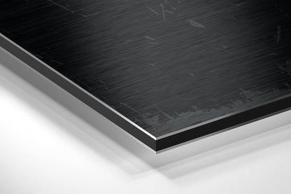 Shadows Brushed Aluminium Dibond Wall Art