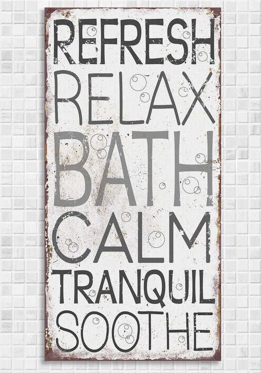 Calm Bath - Canvas