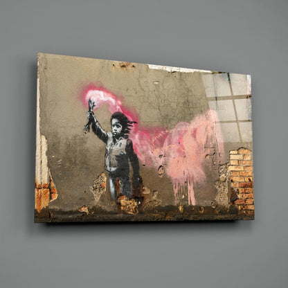 Innocent Protest Glass Art