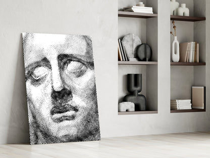 Sadness Glass Wall Art