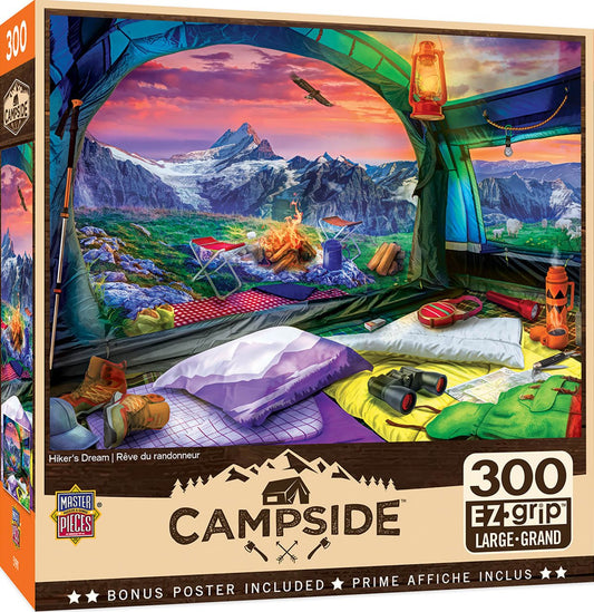 Campside Hiker's Dream 300 Piece EZ Grip Jigsaw Puzzle | Masterpieces